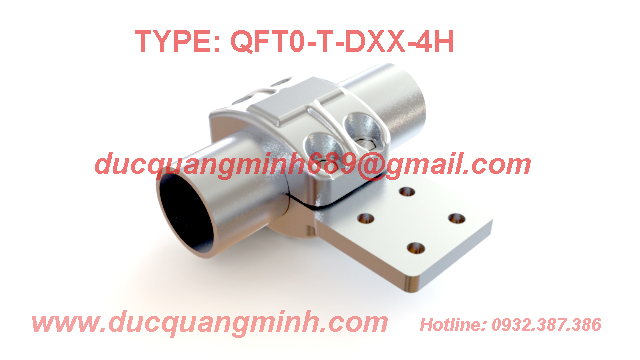 Kẹp cực phẳng cho ống thanh cái  đi ngang và cực thiết bị 4 lỗ -  POWER CONNECTOR
